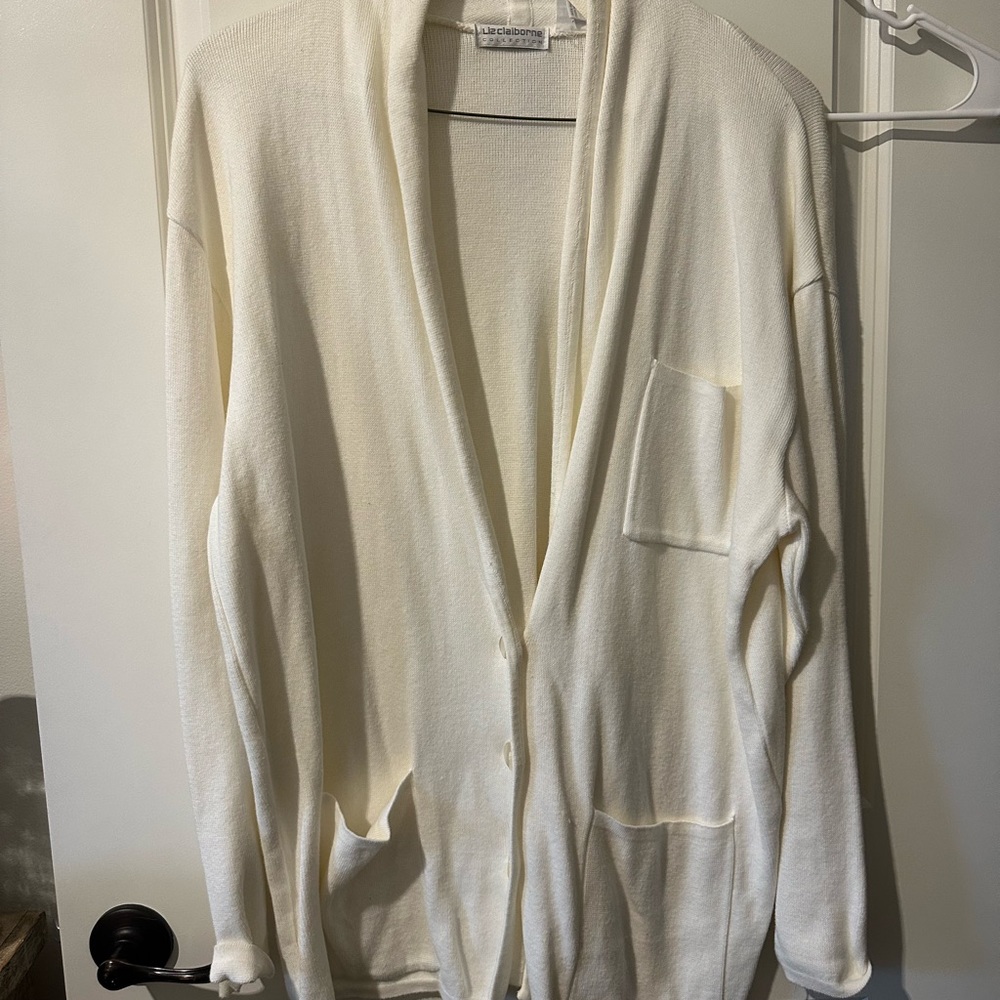 Liz Claiborne vintage cream sweater